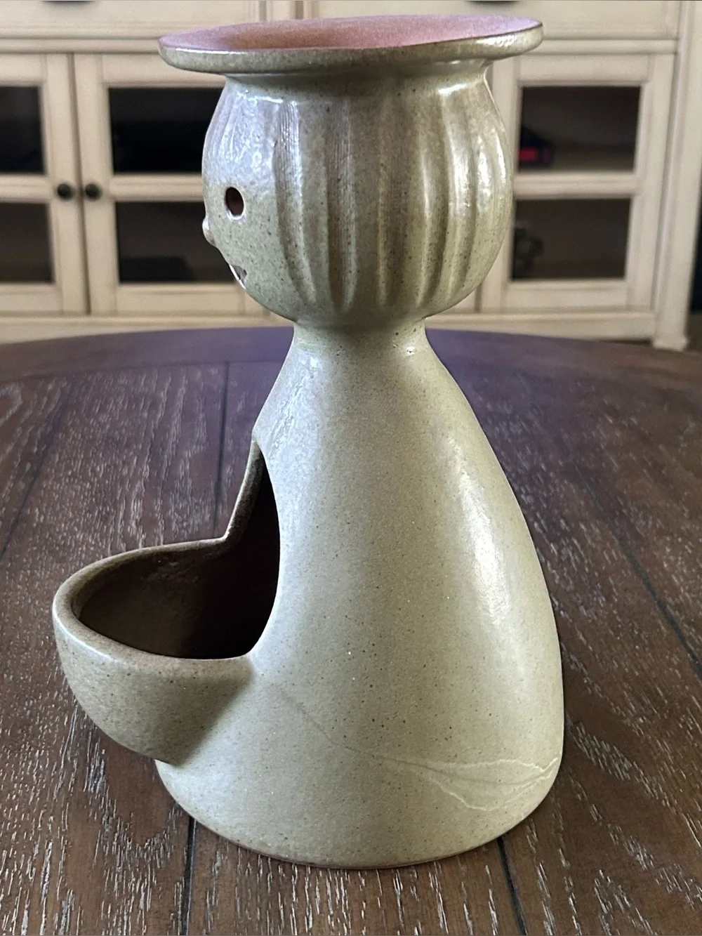 Mid-Century Modern Happy Face Vase / Planter